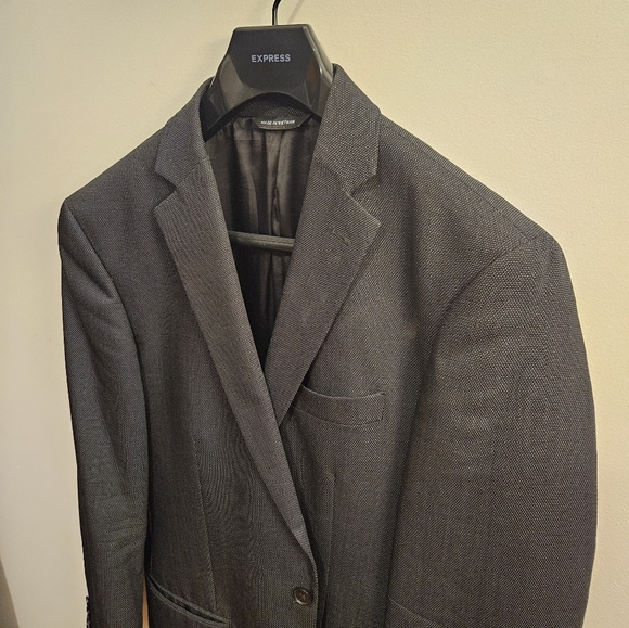 Black with white dot 40R Blazer - Picture 6 of 11